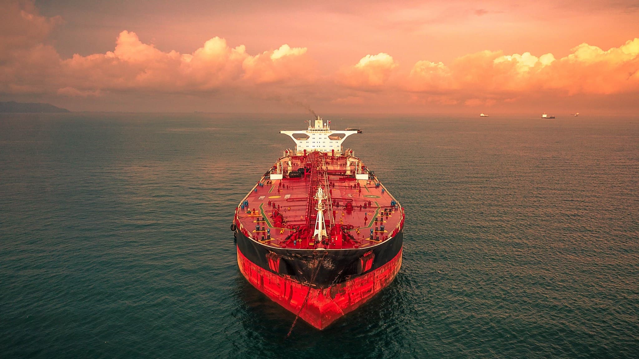 June Shipping Agency - Ships sailing on sea